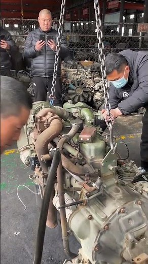 Firing up a diesel engine 🔥