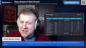 Stock market today: Dow Jones, S&P 500 futures drop on Christmas Eve despite strong Q3 GDP report—UiPath, AST SpaceMobile, Ramaco Resources in focus