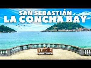 Summer Walk at LA CONCHA BAY in San Sebastián (País Vasco, Spain) | 4K, 60fps HDR