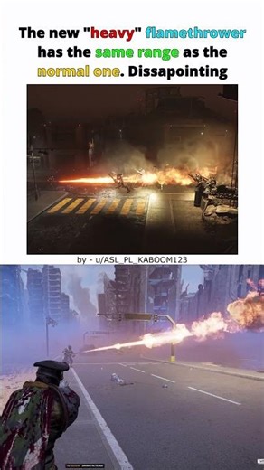 So.. the new Flamethrower has the Same Range as the Normal one - Helldivers 2