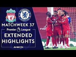 Liverpool v. Chelsea | PREMIER LEAGUE HIGHLIGHTS | 7/22/2020 | NBC Sports