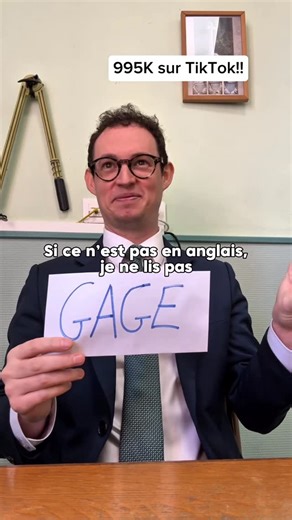 Monsieur Prof on Instagram: "Le commentaire le plus aimé des suggestions de mes élèves! Par contre, la Tour Eiffel, c’est mort!! 🤬🤣 #monsieurprof #prof #cours #anglais #english"