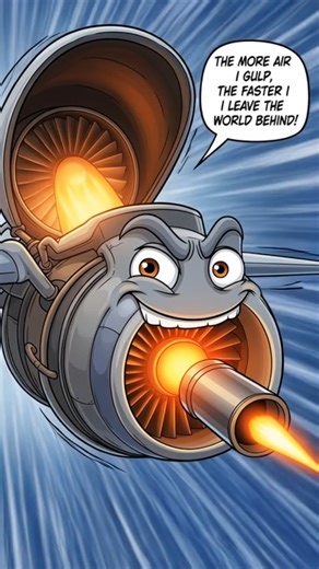 How a Jet Engine Sucks Air and Turns It Into Massive Power! 🛩️🔥 #JetEngineExplained #AviationScience #HowItWorks #EnginePower | Snap Study