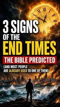 3 Signs of the End Times the Bible Predicted (And Most People Are Already Used to One of Them)