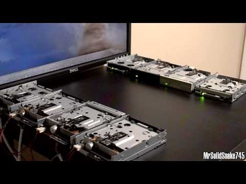 Darude - Sandstorm on Eight Floppy Drives