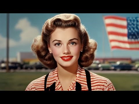 Exploring 1950s Life Through Old Vintage Photographs - Colorized
