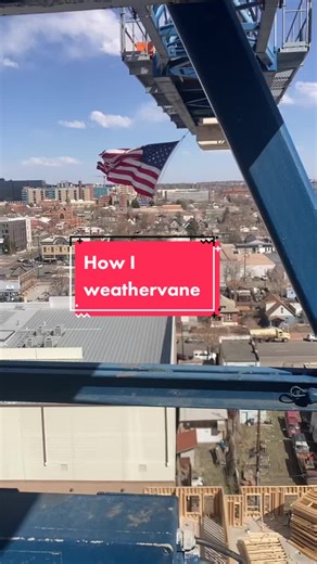 How I weathervane the crane and what that does. #crane #construction #denver #howitworks