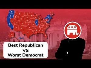 The BEST Republican vs the WORST Democrat | 2024 Election Prediction