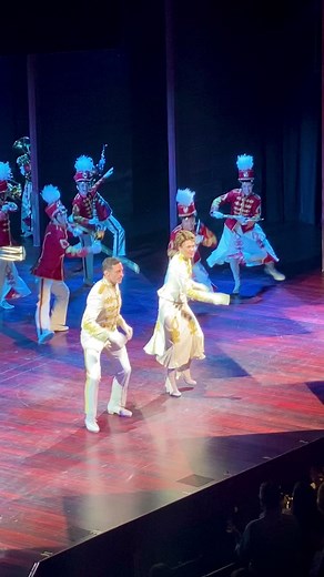 Hugh Jackman and Sutton Foster Performing in The Music Man