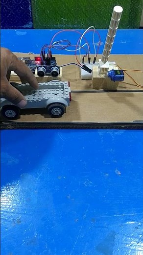 DIY automatic gate project built using Arduino #experiment #electronics #ideas