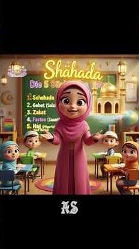 Animation für Kinder, fünf Säule des Islams