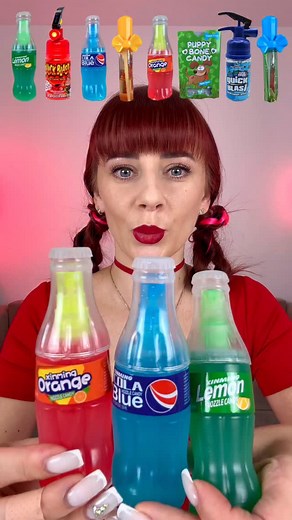 33K views · 1.4K reactions | ASMR Candy Spray Party Sweet and Sour #mukbang | ASMR Lilibu | Facebook