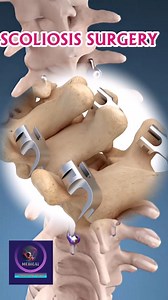 Scoliosis Surgery in Children How It’s Performed #scoliosissurgery #foryou #medicalreels | Medical Animation Media