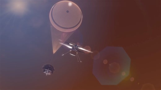 Wild new 'Skyfall' Mars mission would drop 6 scout helicopters onto the Red Planet from the air (video)
