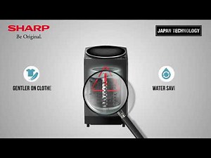 Sharp Mega Mouth Top Load Washing Machine - Features