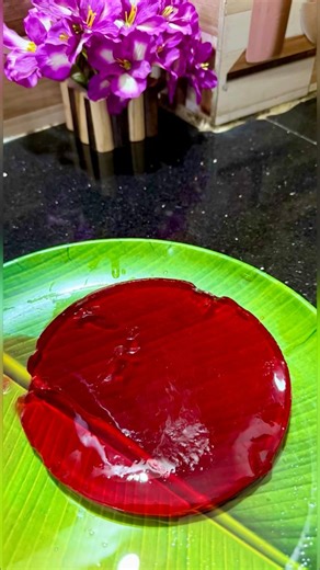 Perfect Jelly Crystals in 5 Mins | Summer Dessert Hack 🍮 #Shorts #jelly