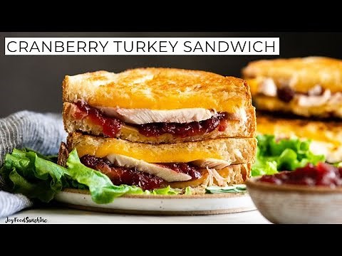 Turkey Cranberry Sandwich (Thanksgiving Sandwich)
