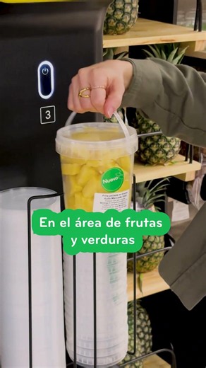 Piña fresca en segundos 🍍 | La experiencia de frescura en Auto Mercado