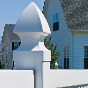 [Hot Item] Fentech 5 Inch X 5 Inch White PVC Gothic Post Cap