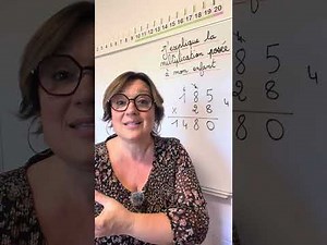 La multiplication posée‪@LescoursdeSandra‬