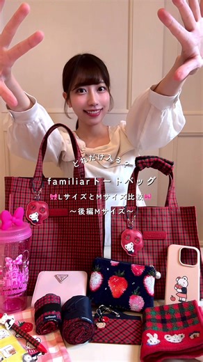 familiarトートバッグMサイズ比較
