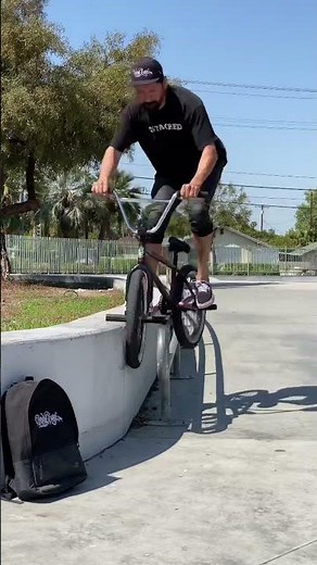 Bmx fail - crooked grinding a rail