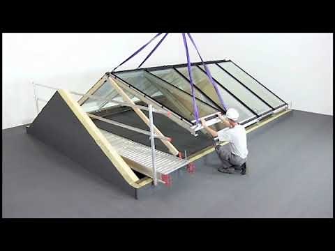 VELUX Modular Skylights Ridgelight Installation