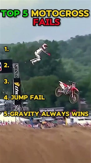 Top 5 Motocross Fails — One Mistake Is Enough #motocross