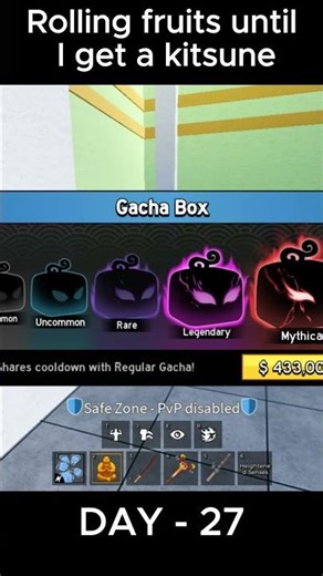 Rolling fruits until I get a kitsune (DAY-27)
