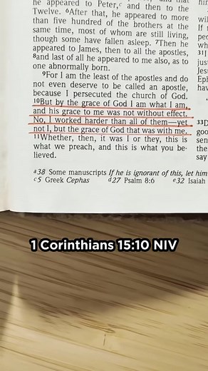 By God’s Grace Alone But by the grace of God I am what I am, and his grace to me was not without effect. No, I worked harder than all of them—yet not I, but the grace of God that was with me. ‭‭1 Corinthians‬ ‭15‬‭10‬ ‭NIV~ | Jojo Tv
