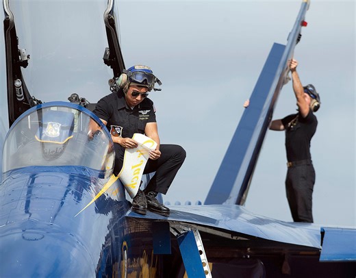 Have you heard of Blue Angels morning turns? See how jets are prepped