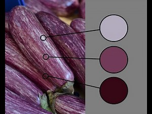 Colour Recipes #007: Aubergines! Colour Mixing Challenge for Oil and Acrylic Paint