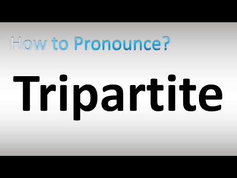 How to Pronounce Tripartite