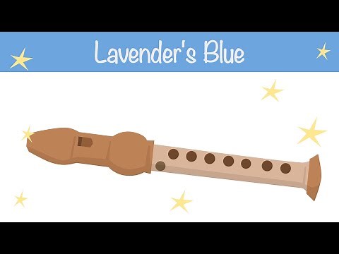 Lavender's Blue - Recorder tutorial and songs for beginners - Normal speed