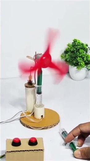 Diy rotating table fan school project
