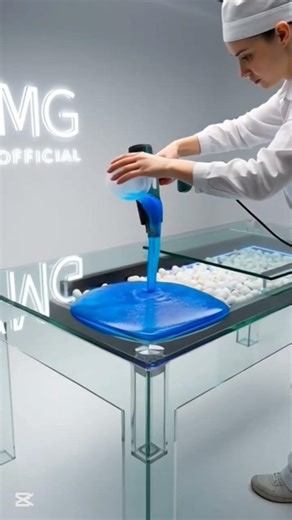 “Ye Glass Table Dekho! Real Ocean Effect 🦈💦”