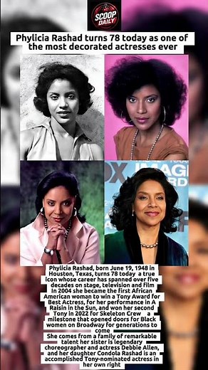 Happy 78th Birthday Phylicia Rashad From Claire Huxtable to Tony Award History Make
