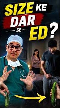 Chhota Size Ka Dar? ED Ka Sabse Bada Reason! Psychological Erectile Dysfunction Explained by Doctor!