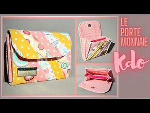 DIY Tutorial: Inexpensive Gift Idea ♻️ Recycle your fabric scraps to sew this gift coin purse 🥰