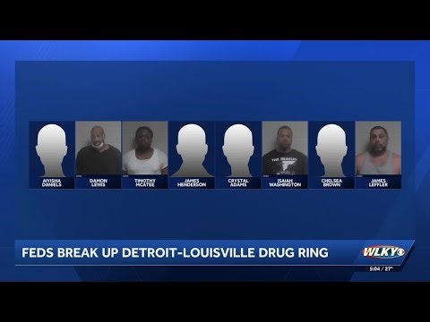 Feds: 15 raids across Louisville, Detroit lead to arrests, seizure of drugs and guns