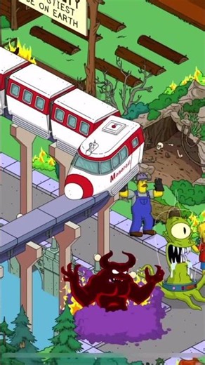 💰CLASSIC SIMPSONS #thesimpsons #tsto #funny#thesimpsonstappedout #homersimpson #monorail #money