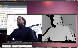 Processing kinect library test on Ubuntu