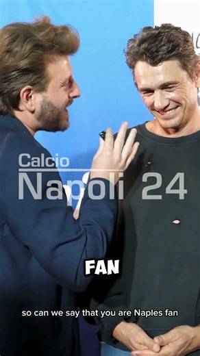 L'attore JAMES FRANCO è tifoso del NAPOLI 💙🎞️