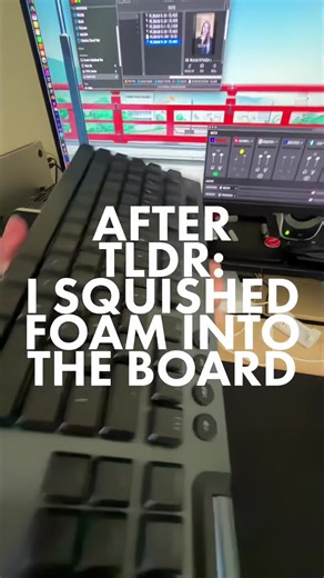 how i #modded my #logitech #g915tkl No more rattling sounds!