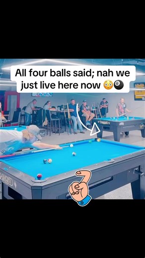 Made history in my league match 🤣 #8ball #8BallPool #billiards #trendingpost #fypreelsシ゚viralシ | Jamie Sanders Wilson