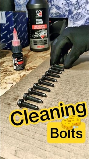 Oil Sump/Pan Bolt Cleaning.