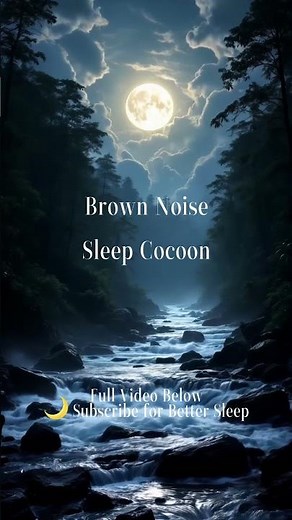 10 Hours Brown Noise Black Screen 🌙