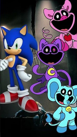 Sonic vs Poppy Playtime ALL Characters Battle | Epic Fight Animation