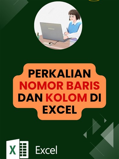 Perkalian Nomor Baris dan Kolom di Excel #exceltips #exceltutorial #tutorial #excel #exceltricks #excelmastery #exceltipsandtricks #excelshortcut #excelformulas #learnexcel #dataanalysis #excelforlife #excelexpert #excelmagic #excelindonesia #exceltools #excelsimplified #excelsolutions #exceltraining