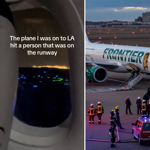 NEW: The man who was struck by a Frontier Airlines jet preparing to take off from Denver International Airport had breached a perimeter fence just two minutes before being hit.Video footage shows the chaotic moment when the plane's engine caught fire.12 people onboard the flight reported minor injuries and five were transported to the hospital.Authorities say the individual breached the fence just two minutes before being hit. They say the person is not believed to be an airport employee.Passeng